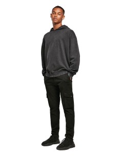 B-BY191-Acid Washed Oversize Hoody 2